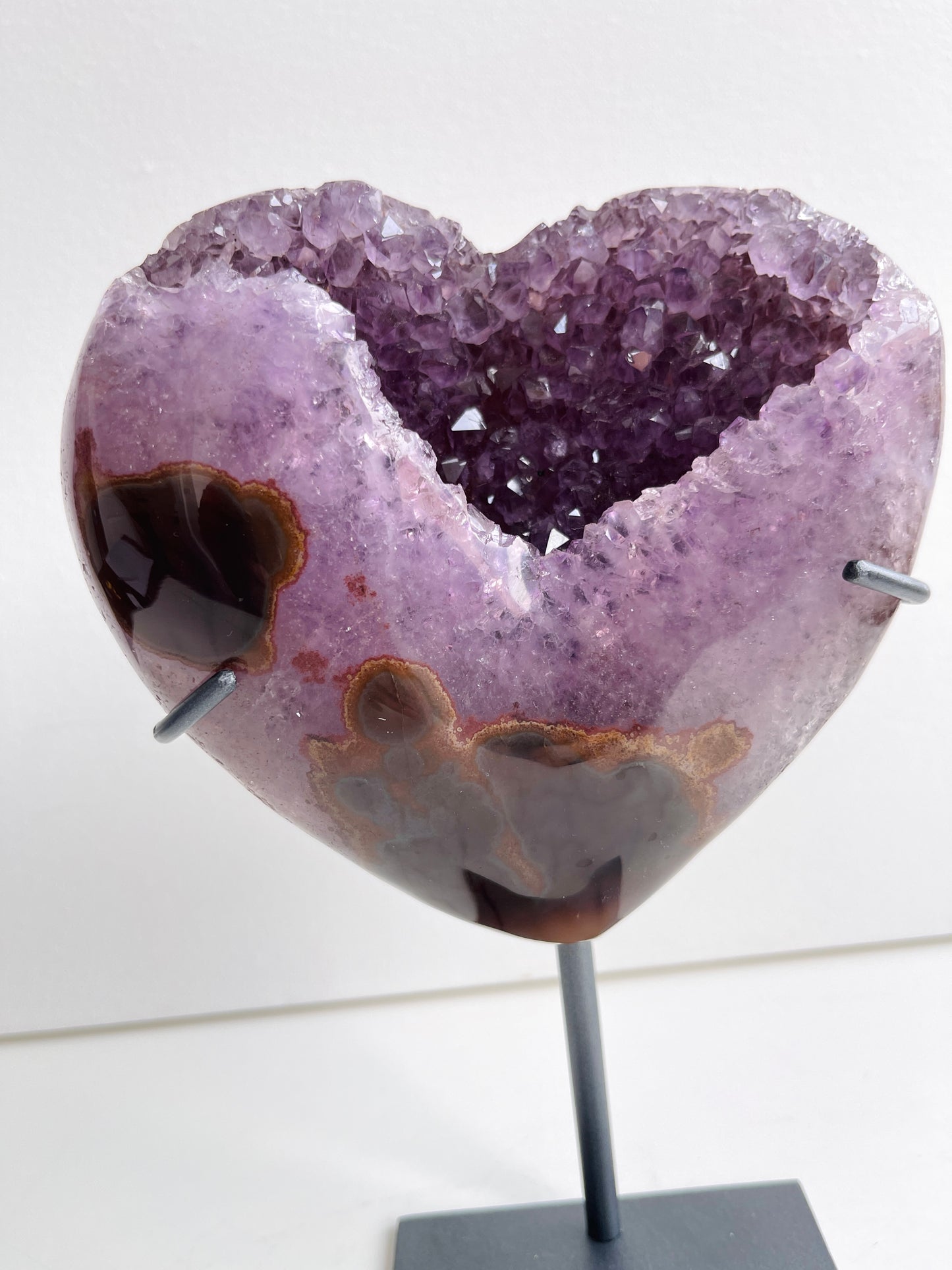 Amethyst Pocket Heart