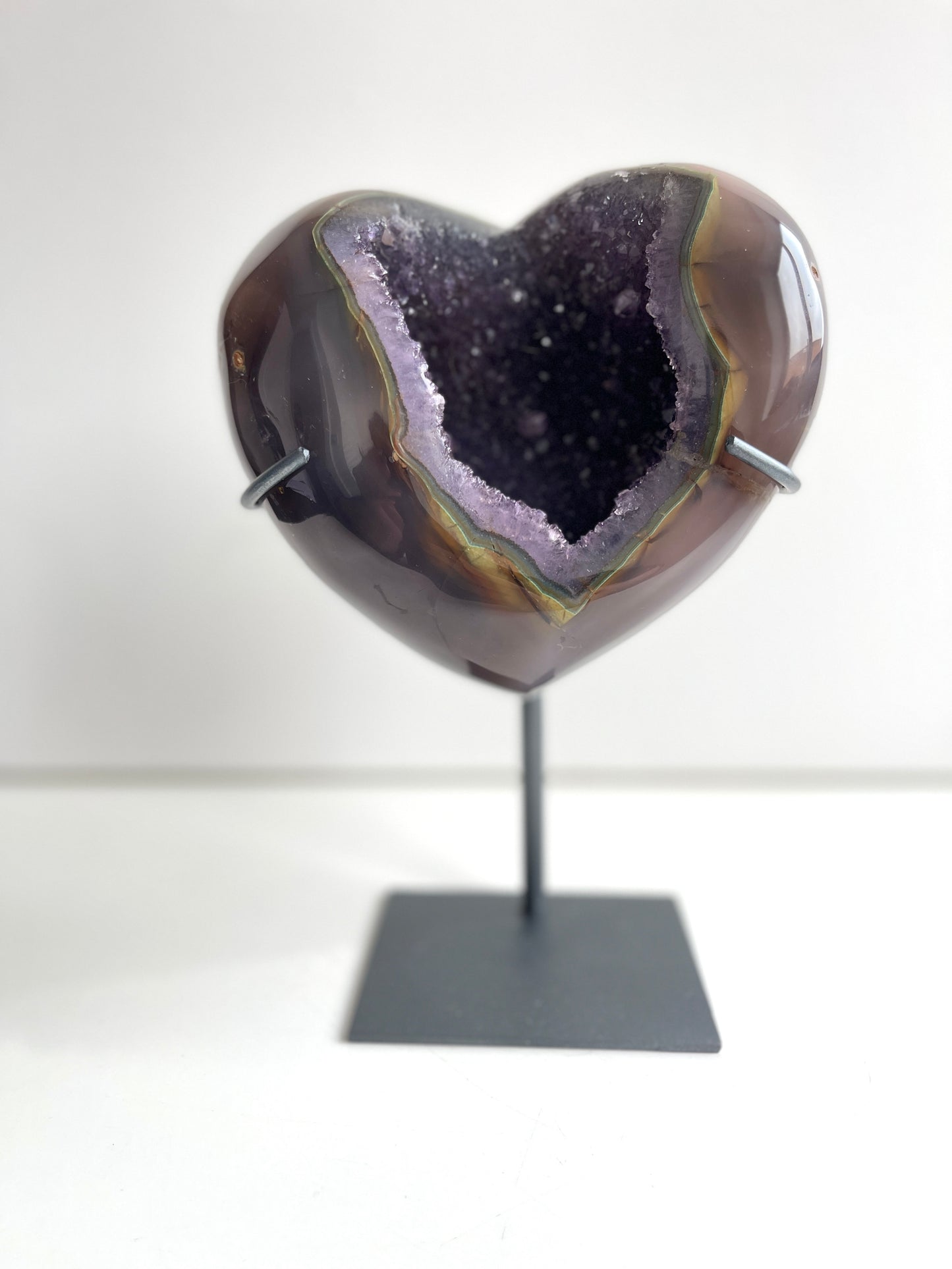 Amethyst Pocket Heart with Amazing Banding