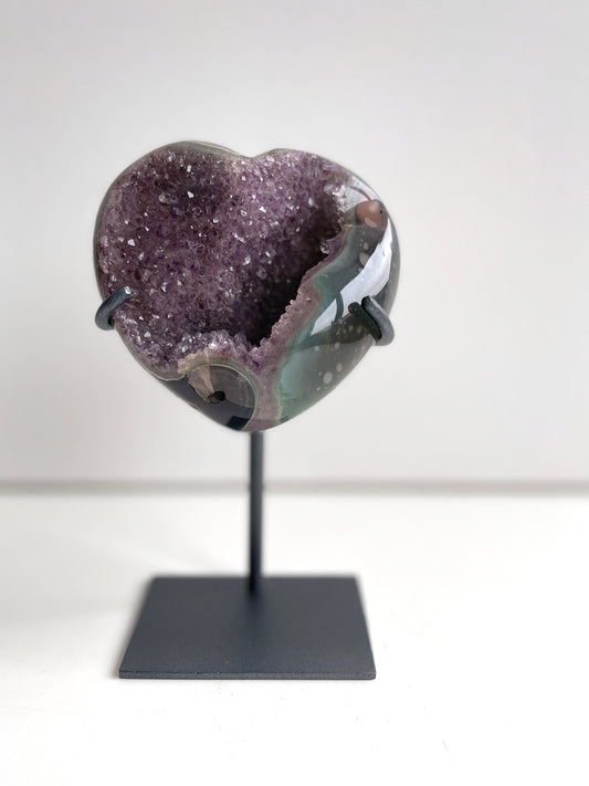 Amethyst Pocket Heart