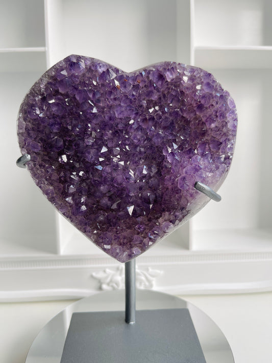 Uruguayan Amethyst Heart