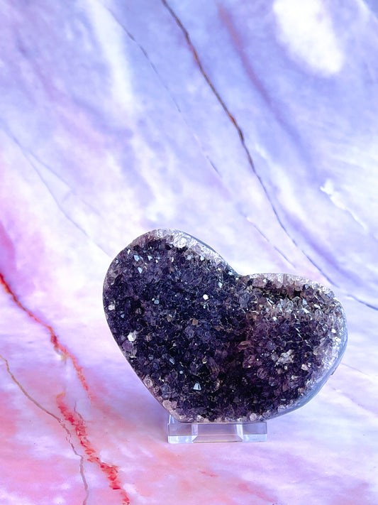 Amethyst heart