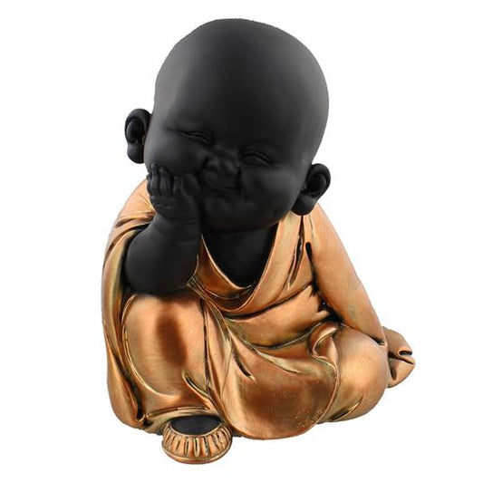 Kneeling Rose Gold Buddha