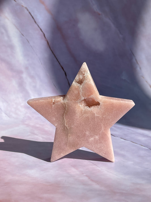 Pink Amethyst Star